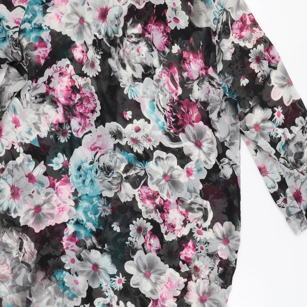 G21 Womens Multicoloured Floral Basic Button-Up Size 16
