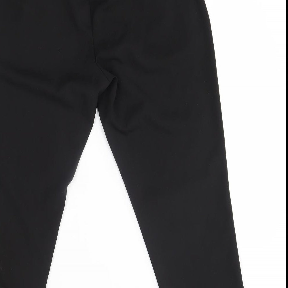 H&M Womens Black Trousers Size S L27 in