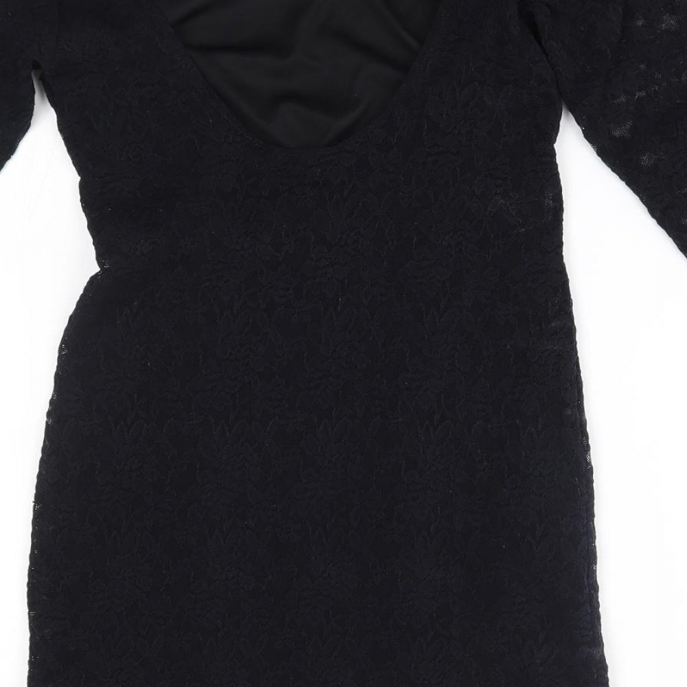 Cotton Candy Womens Black A-Line One Size