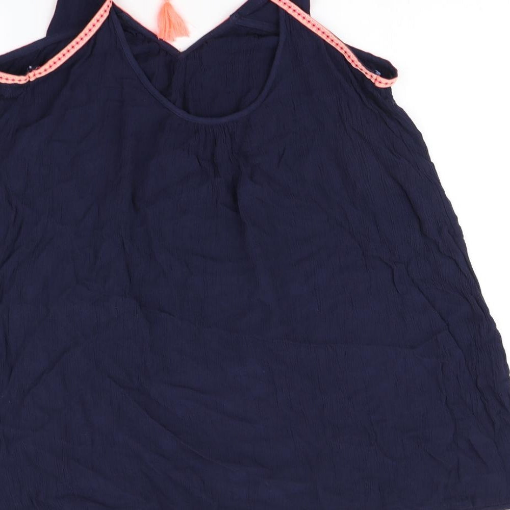 George Womens Blue A-Line Size M