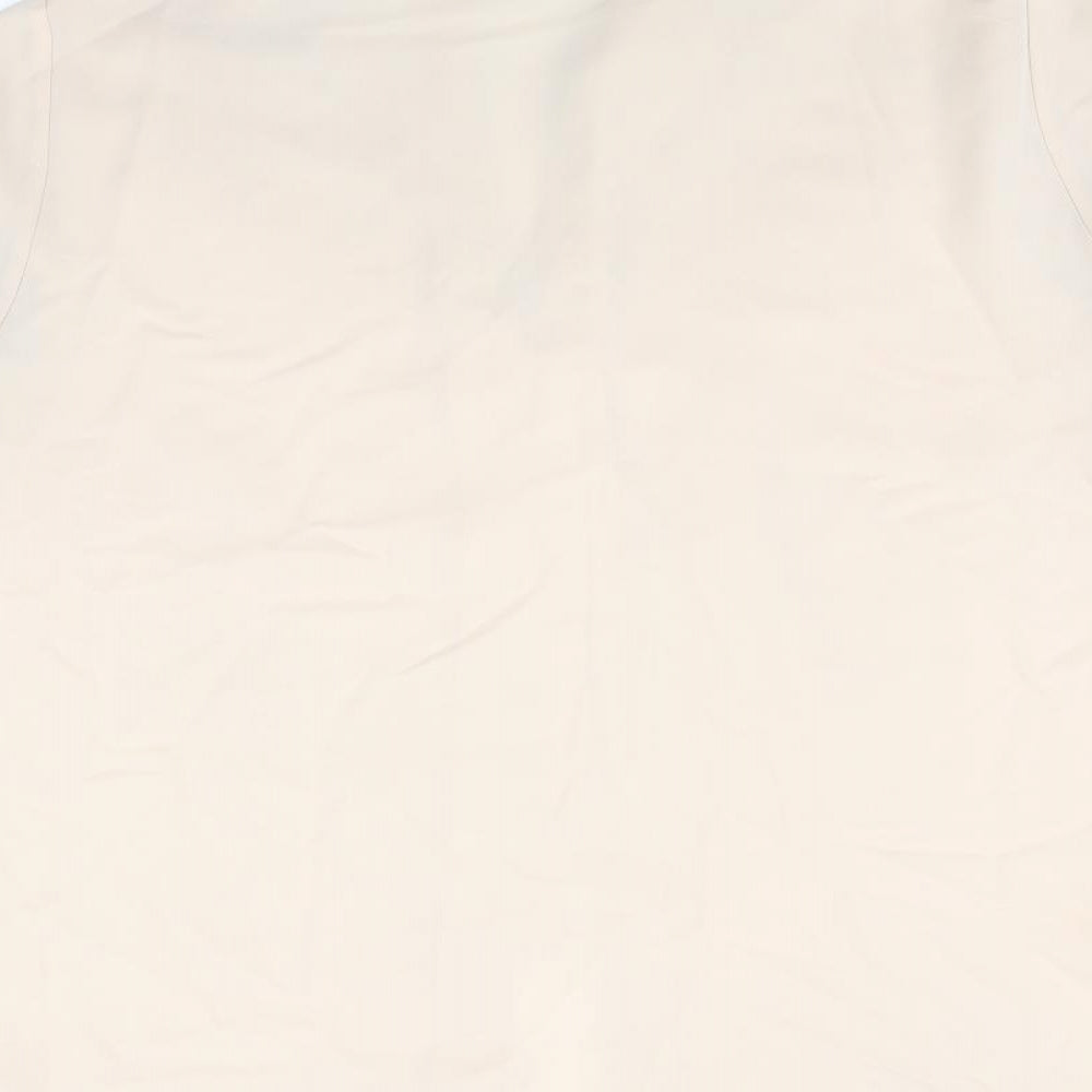 Marks and Spencer Womens Beige Basic Button-Up Size 16