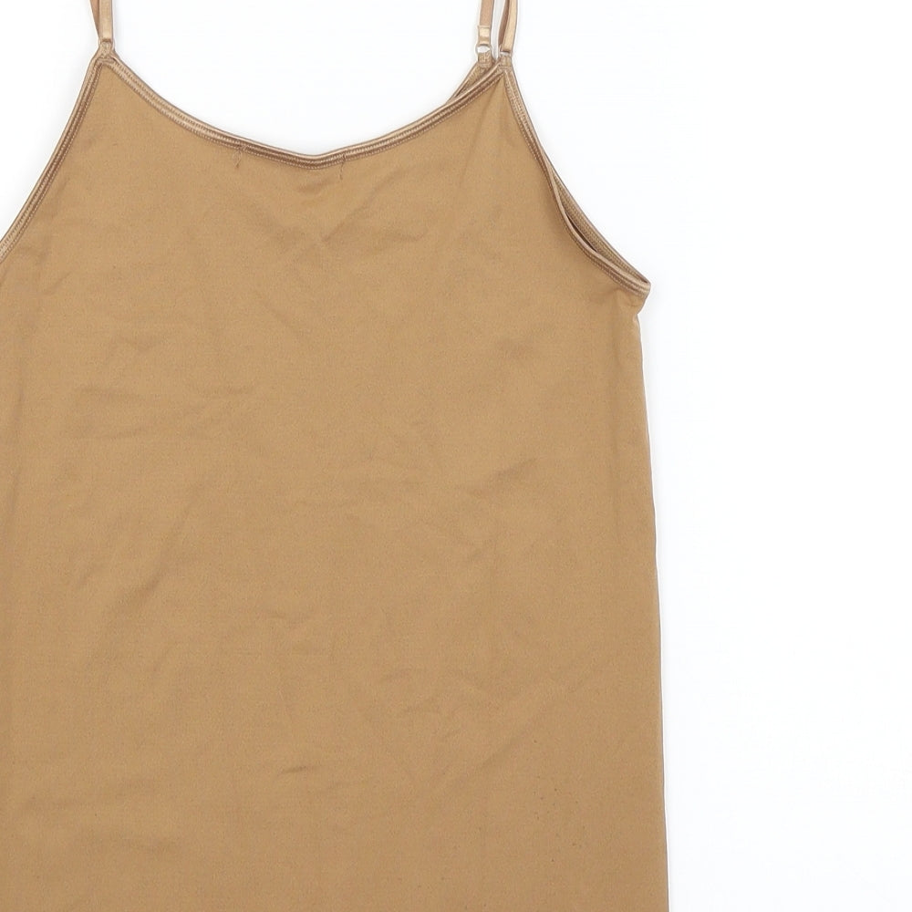 Atmosphere Womens Brown Basic Tank Size 12