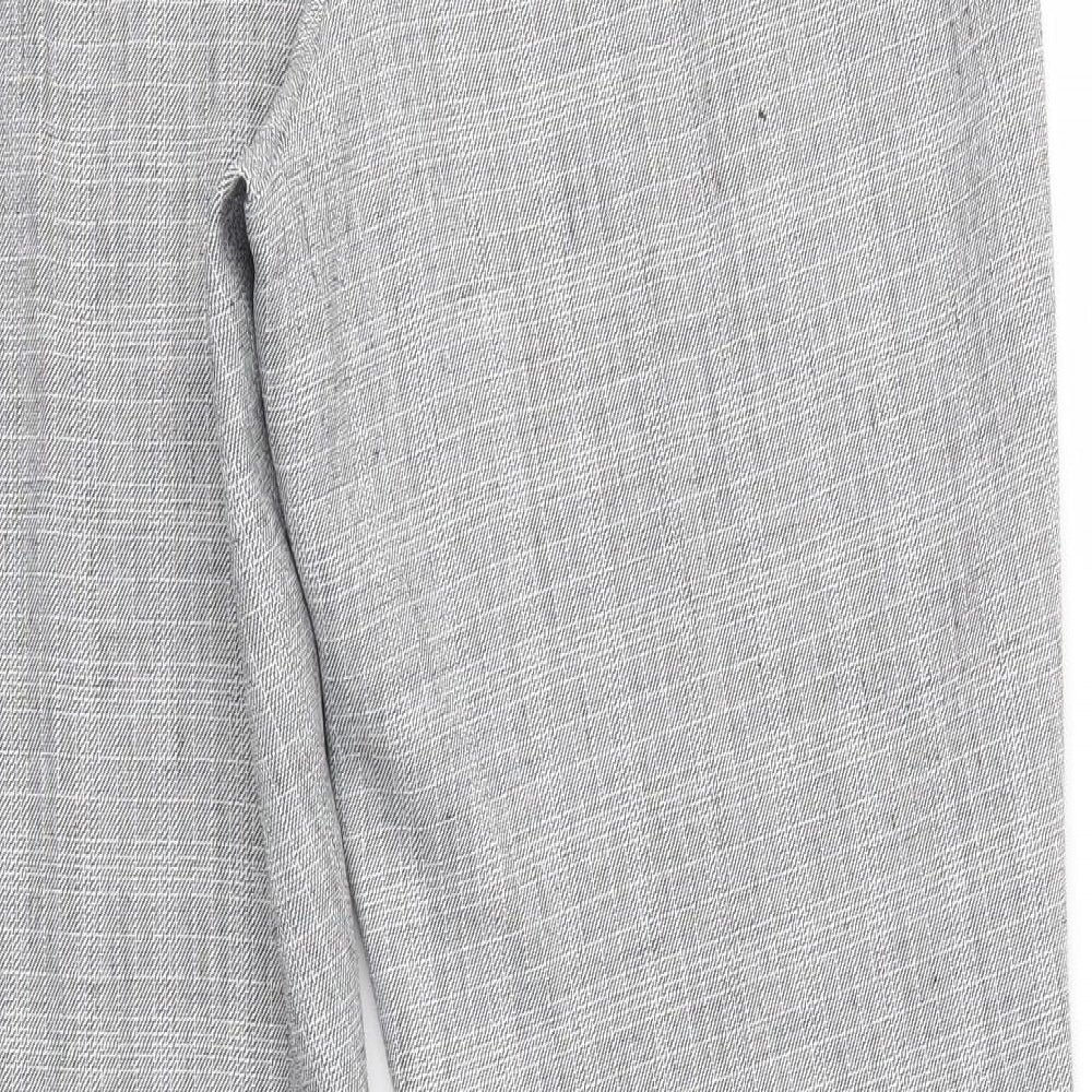 BHS Womens Grey Dress Pants Trousers Size 14 L28 in