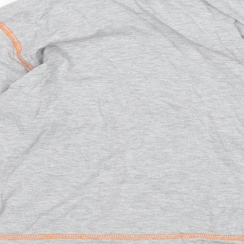 Preworn Boys Grey Basic T-Shirt Size 6-7 Years