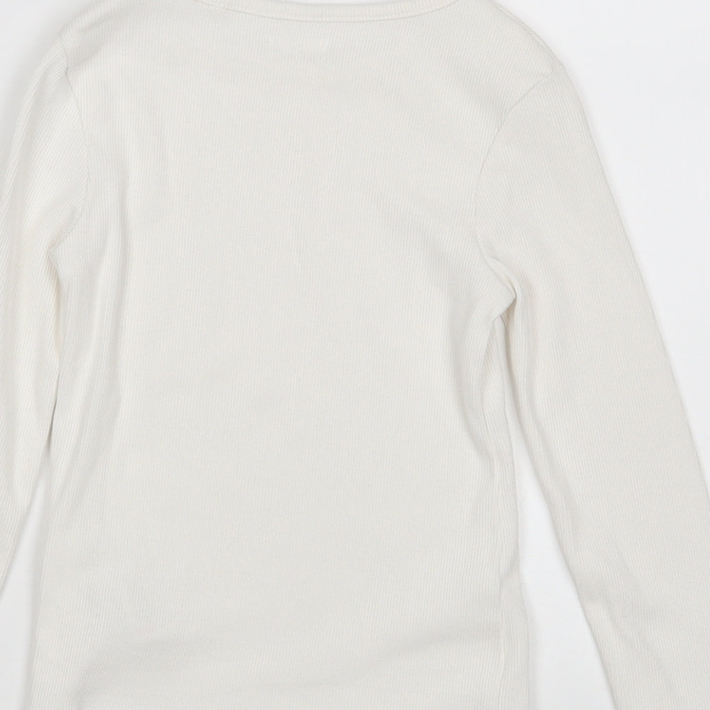 NEXT Girls White Pullover Jumper Size 5 Years