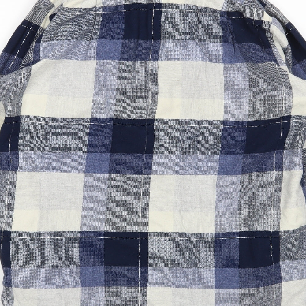NEXT Womens Multicoloured Plaid Top Pyjama Top Size XS