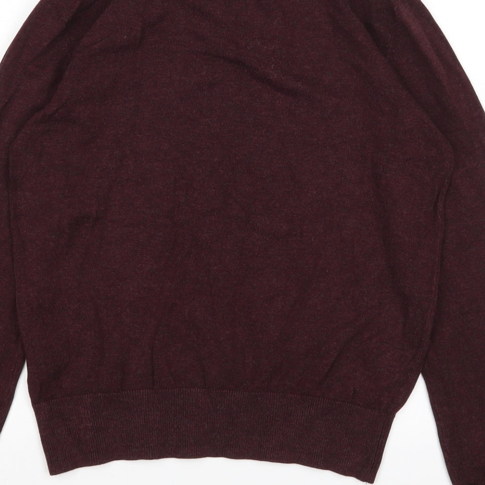 H&M Womens Red Pullover Jumper Size XS