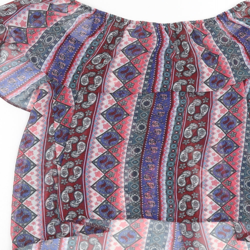 Atmosphere Womens Pink Basic Blouse Size 14