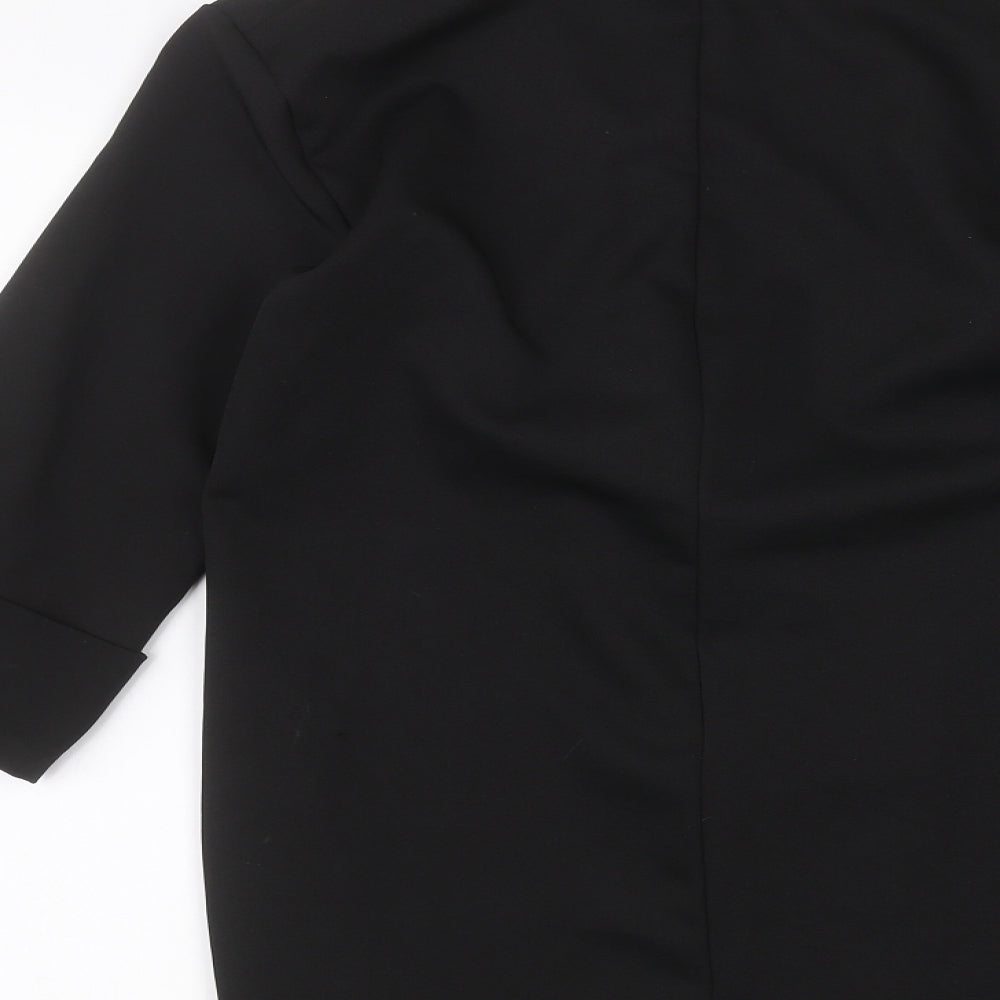 PRETTYLITTLETHING Womens Black Cardigan Jumper Size 4