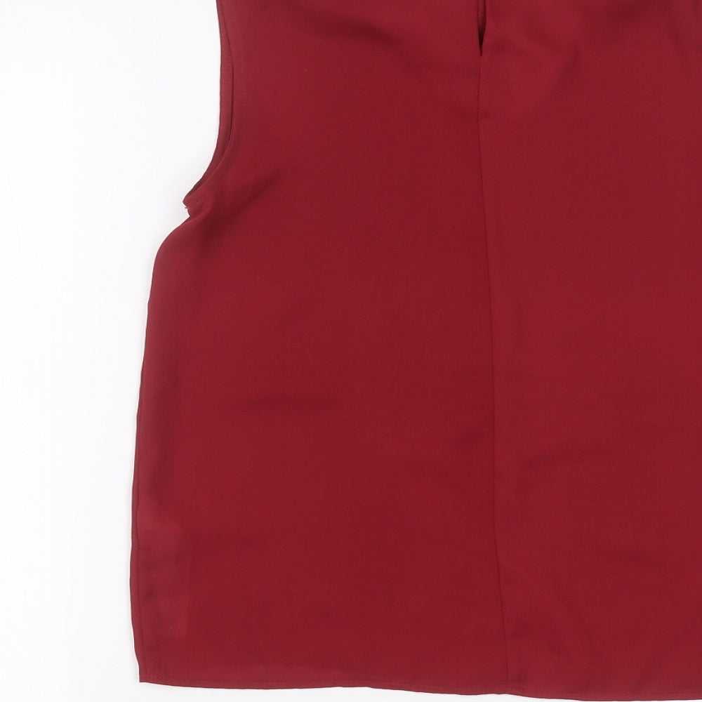Primark Womens Red Basic Blouse Size 6