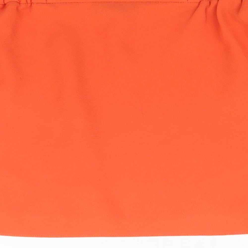 Topshop Womens Orange Basic Blouse Size 8