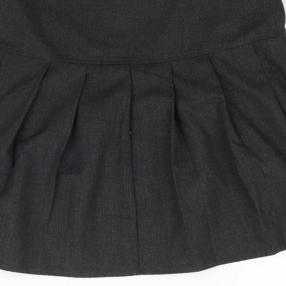 NEXT Girls Grey Pleated Skirt Size 11 Years - School