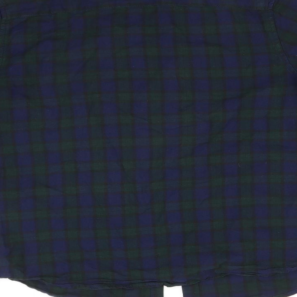 Cedarwood State Mens Multicoloured Check Button-Up Size M