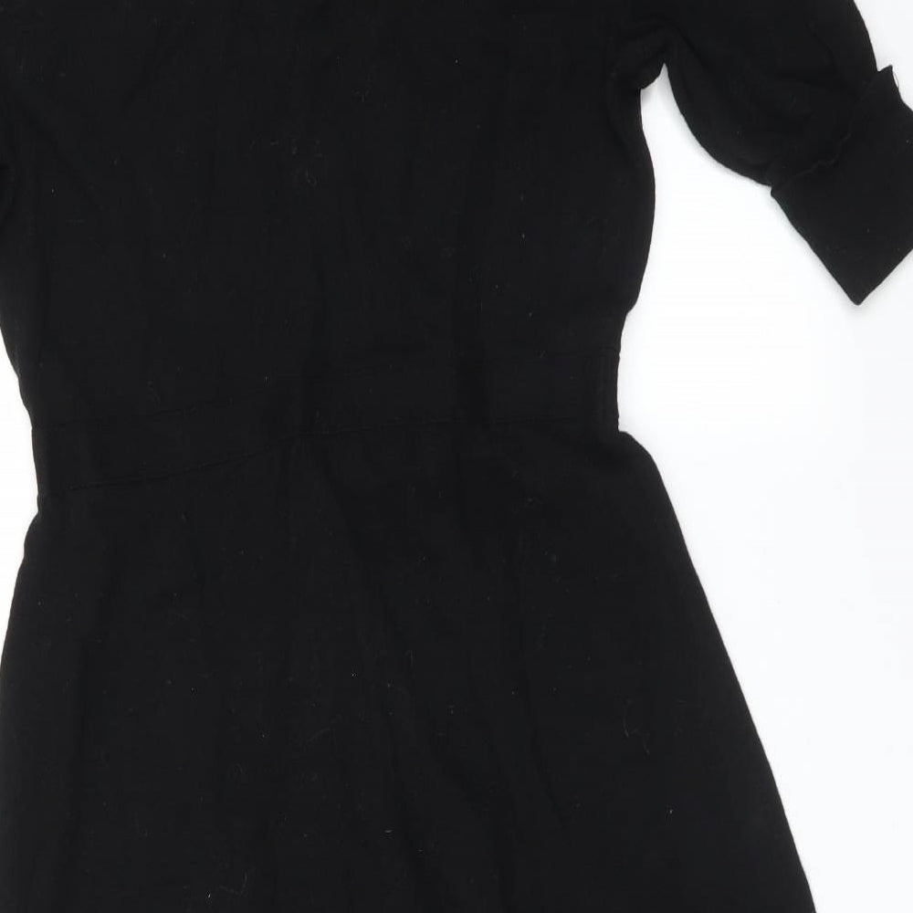 Dorothy Perkins Womens Black Fit & Flare Size 10