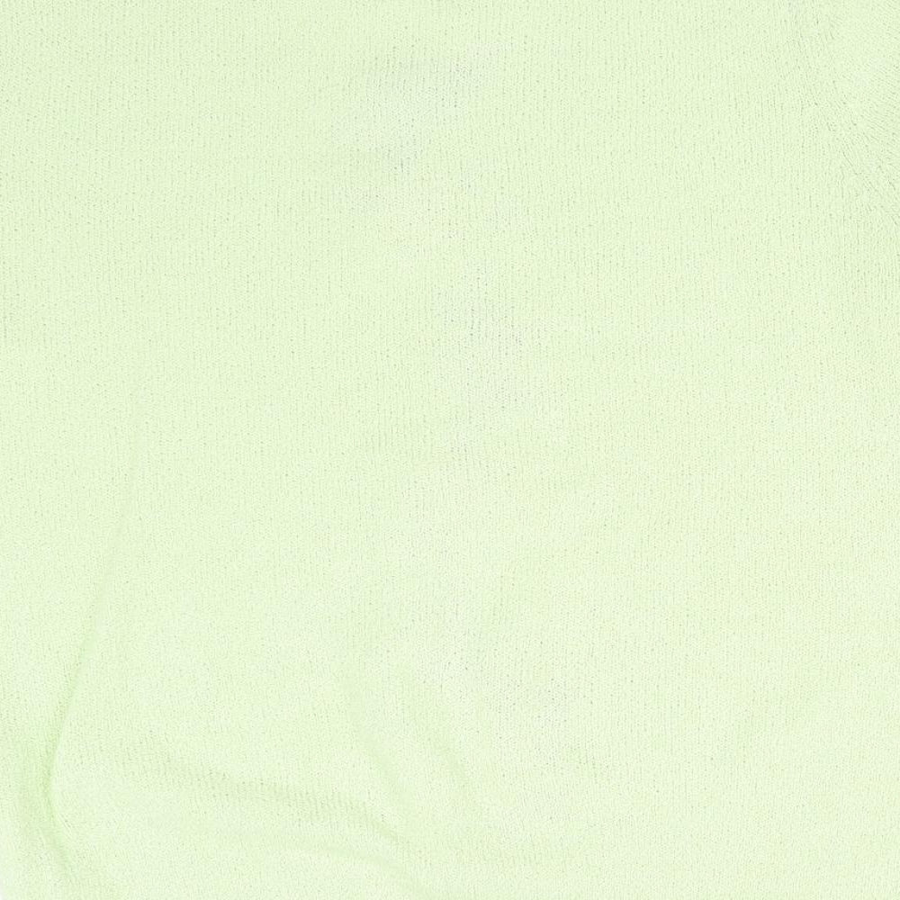 Damart Womens Green Floral Basic T-Shirt Size 16