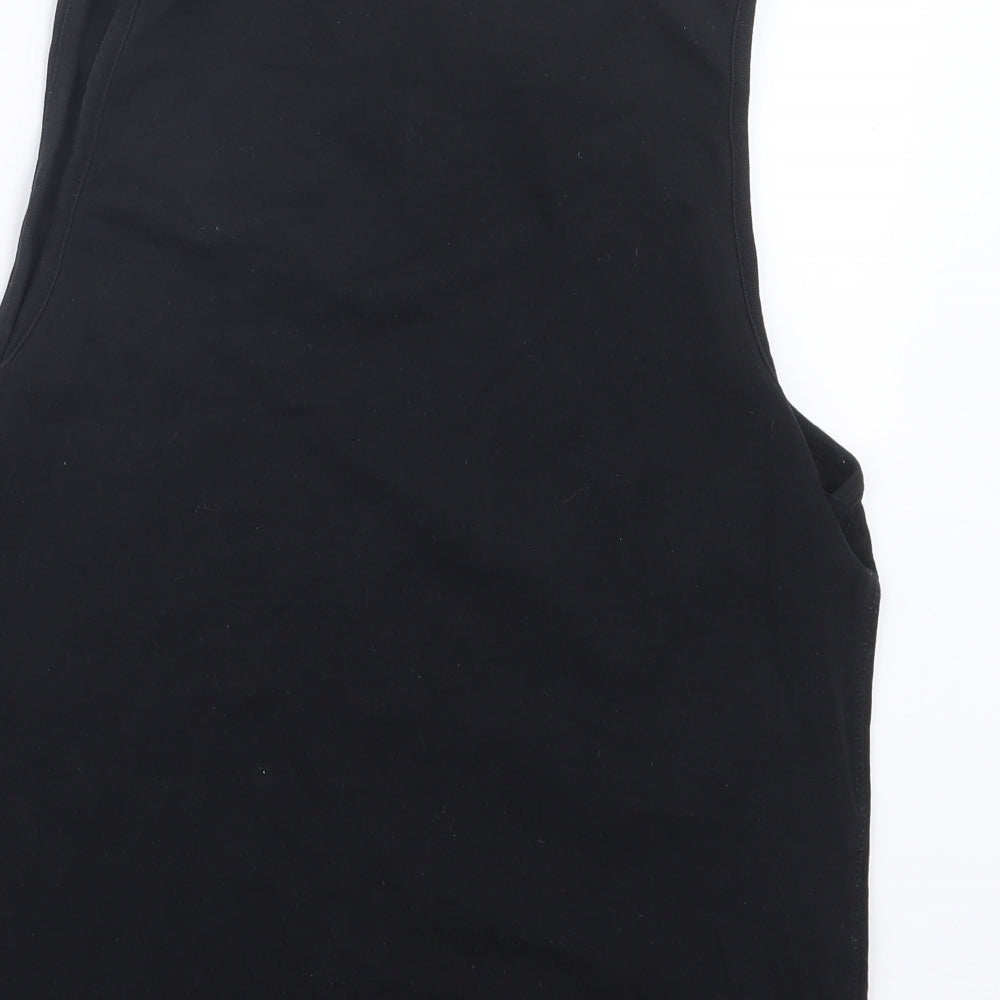 Intuition Womens Black Basic Tank Size 16