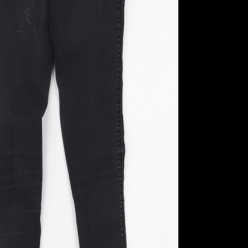 Very Womens Black Denim Skinny Jeans Size 8 L27 in
