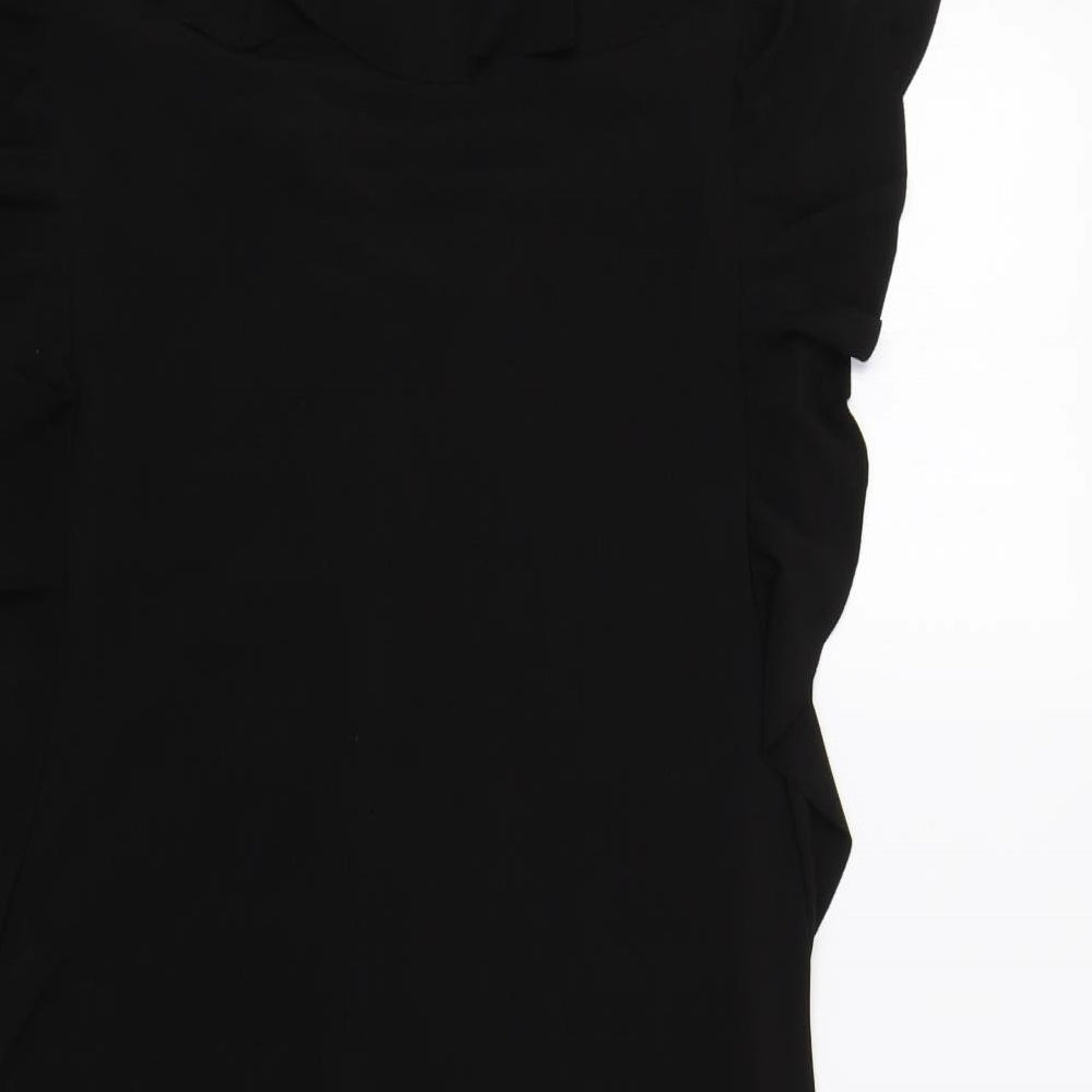 Wallis Womens Black A-Line Size 12