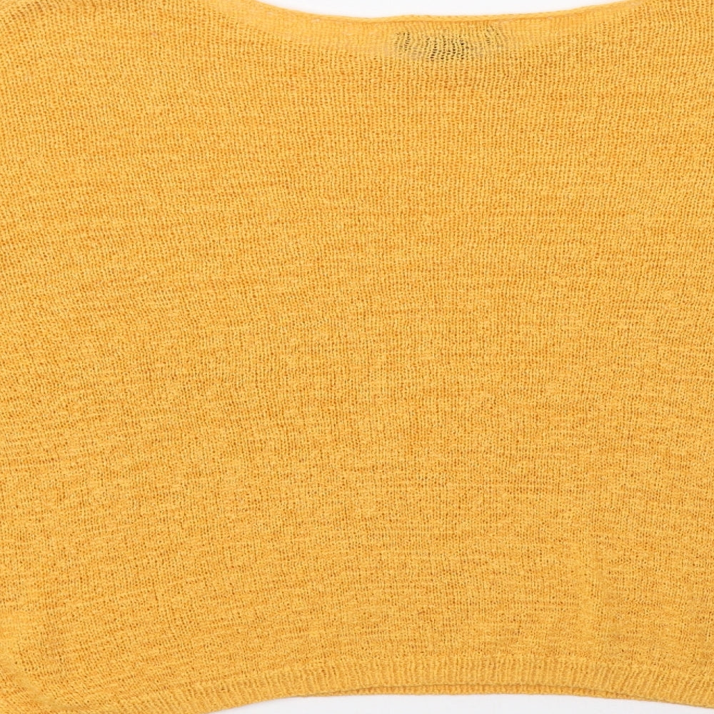 Primark Womens Yellow Pullover Jumper Size S