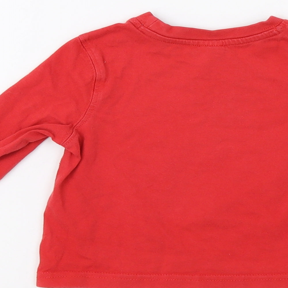 Miniclub Baby Red Basic T-Shirt Size 9-12 Months - Motorbike