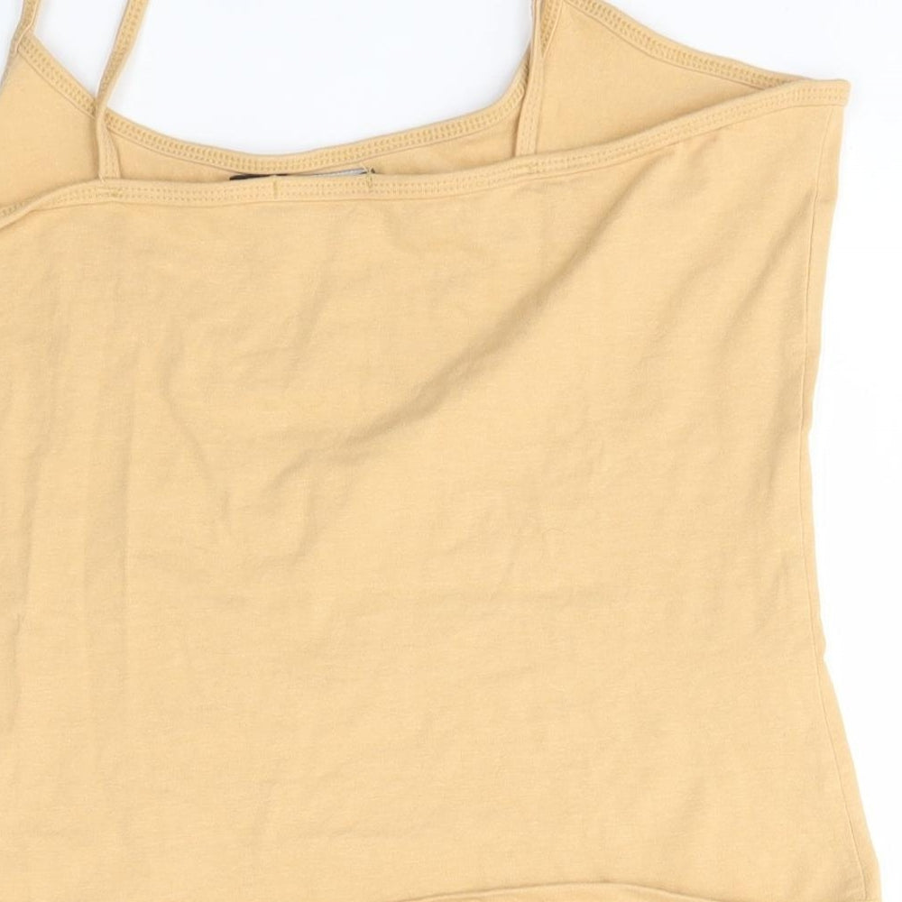 Boohoo Womens Brown Camisole Blouse Size 12