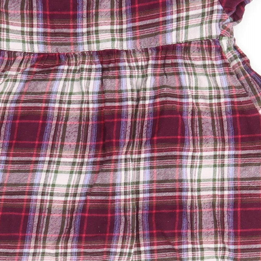 NEXT Baby Pink Check A-Line Size 12-18 Months