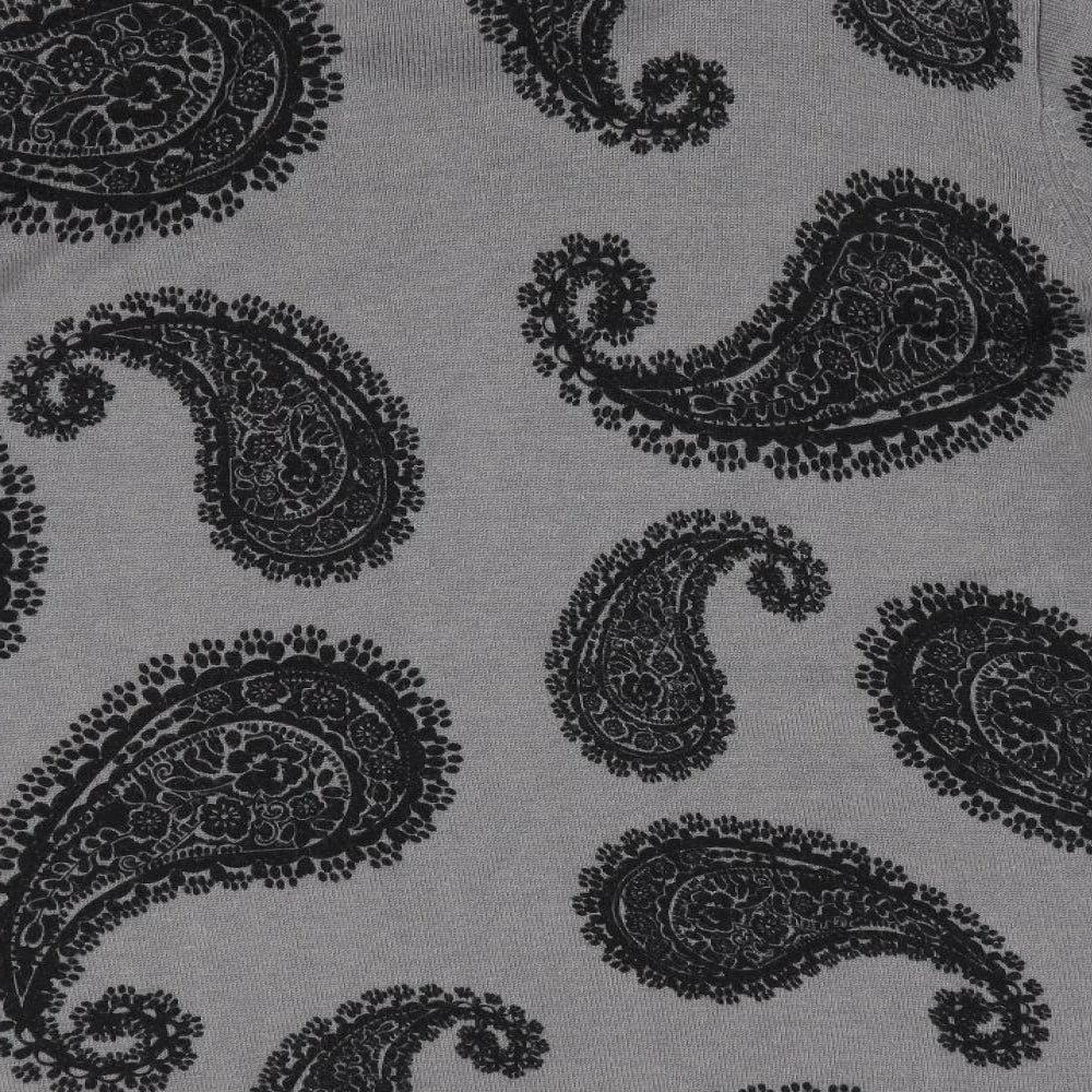 Emreco Womens Grey Paisley Pullover Jumper Size 16