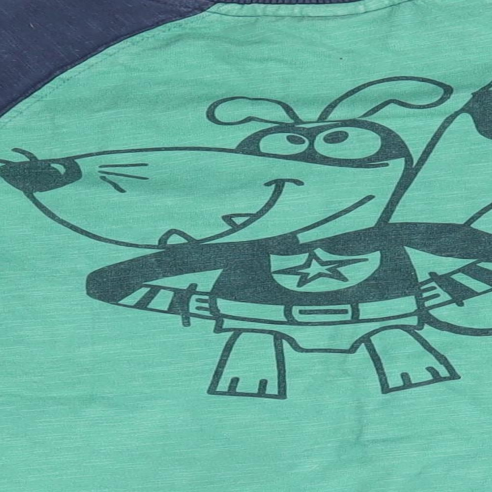 NEXT Boys Green Basic T-Shirt Size 2-3 Years