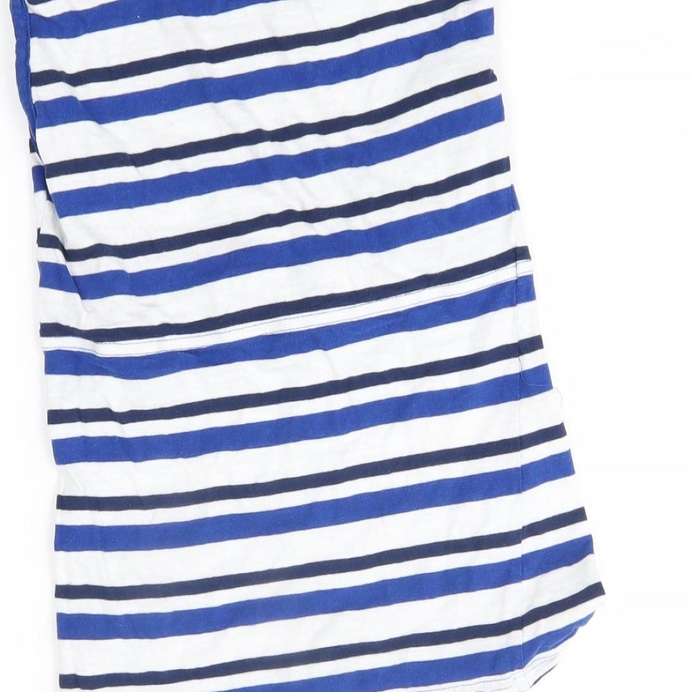 Lily & dan Girls Blue Striped Basic Blouse Size 3-4 Years