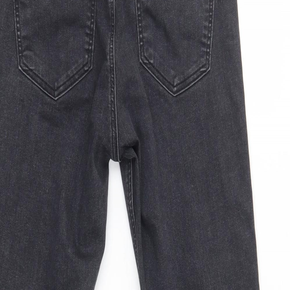 Topshop Womens Grey Skinny Jeans Size 26 in L30 in