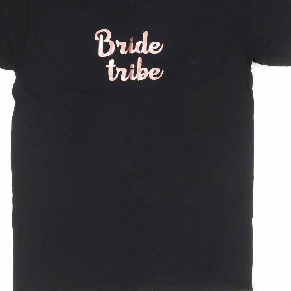 Fruit of the Loom Womens Black Basic T-Shirt Size S