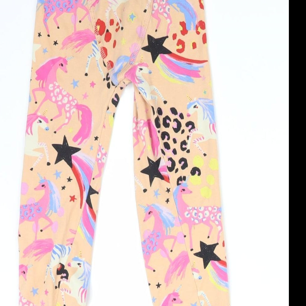 NEXT Girls Multicoloured Geometric Pyjama Pants Size 6 Years