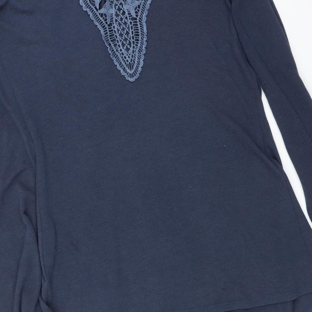 SOUTH LODGE Womens Blue Cardigan Jumper Size M