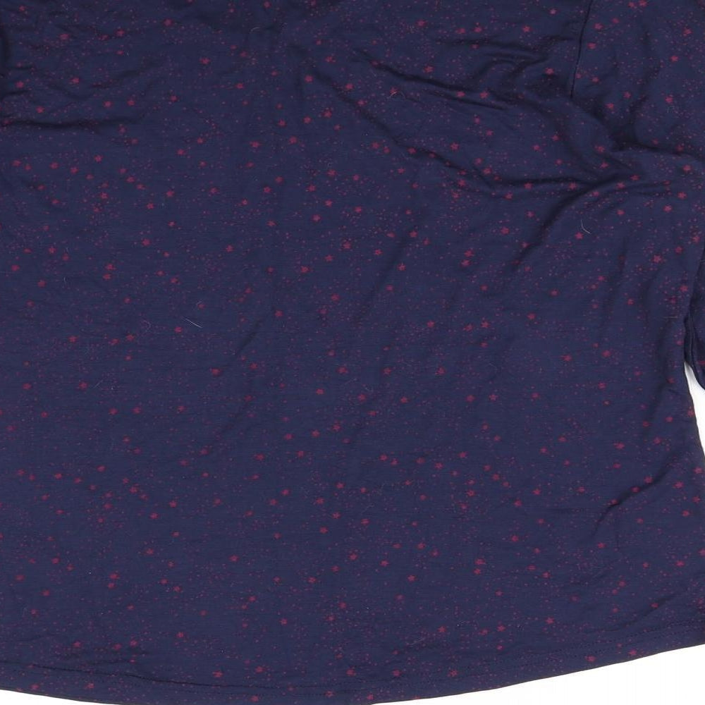 George Womens Blue Pyjama Top Size 16 - Star print