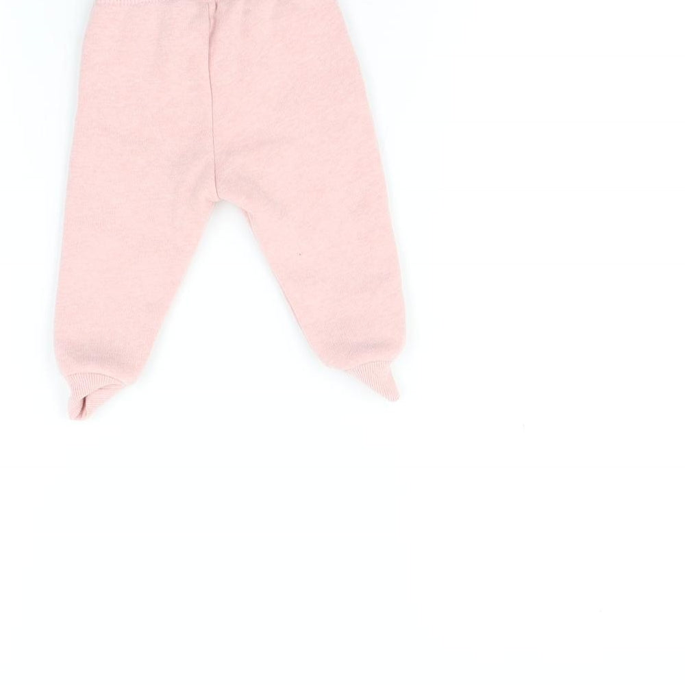 Primark Baby Pink Jogger Trousers Size 3-6 Months