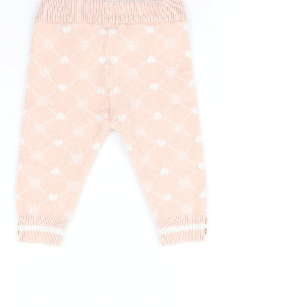River Island Baby Pink Trousers Size 3-6 Months