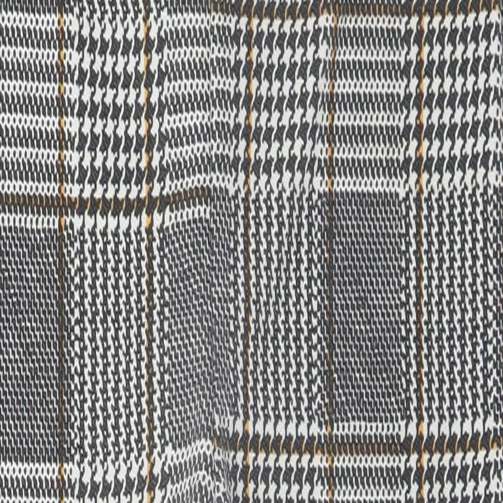 PRETTYLITTLETHING Womens Grey Houndstooth Jumpsuit One-Piece Size 8 L24 in