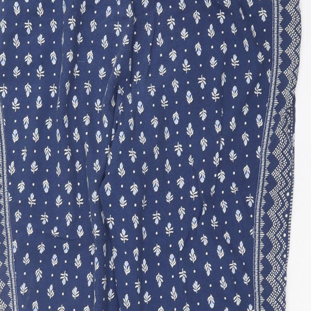 Marks and Spencer Womens Blue Trousers Size 18 L23 in