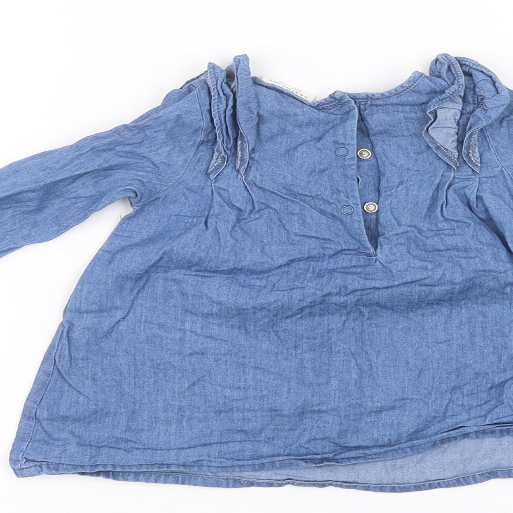 NEXT Baby Blue Basic T-Shirt Size 3-6 Months