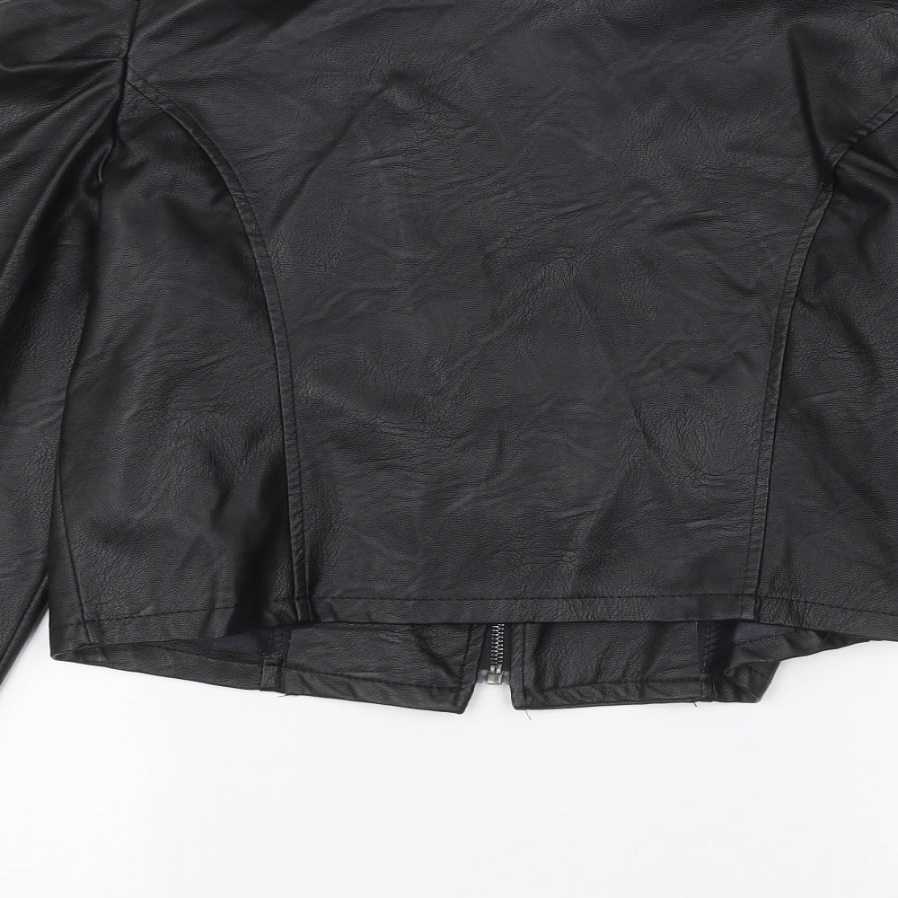 Preworn Womens Black Jacket Size XL