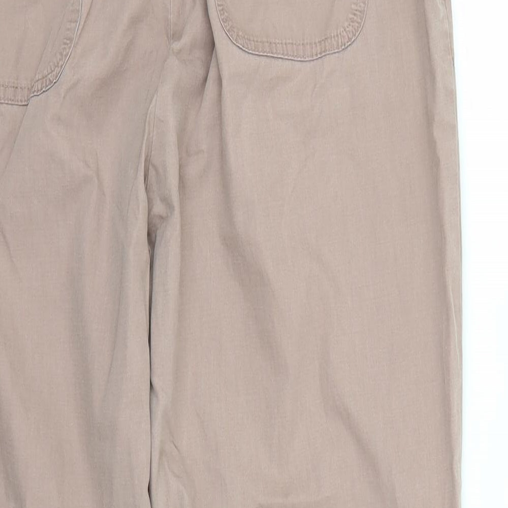 Marks and Spencer Womens Brown Trousers Size 14 L27 in