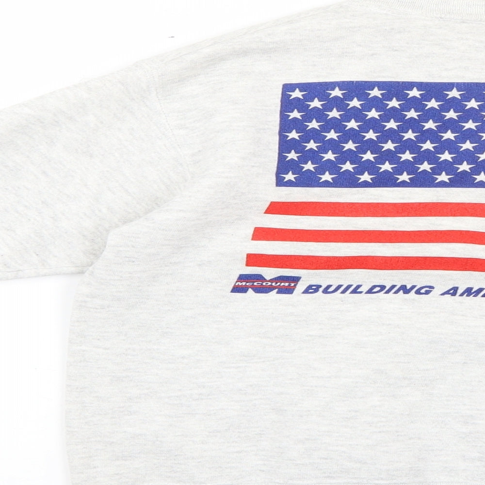heavyweight Boys Grey Pullover Jumper Size 12-13 Years