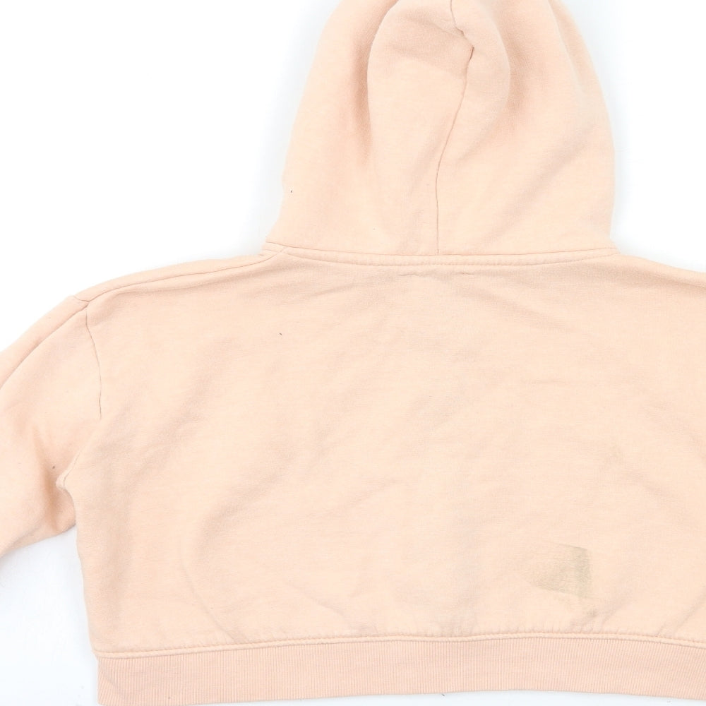 PRETTYLITTLETHING Womens Pink Full Zip Hoodie Size M