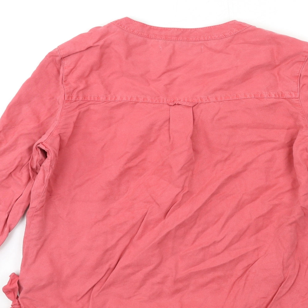 NEXT Womens Red Basic Blouse Size 8