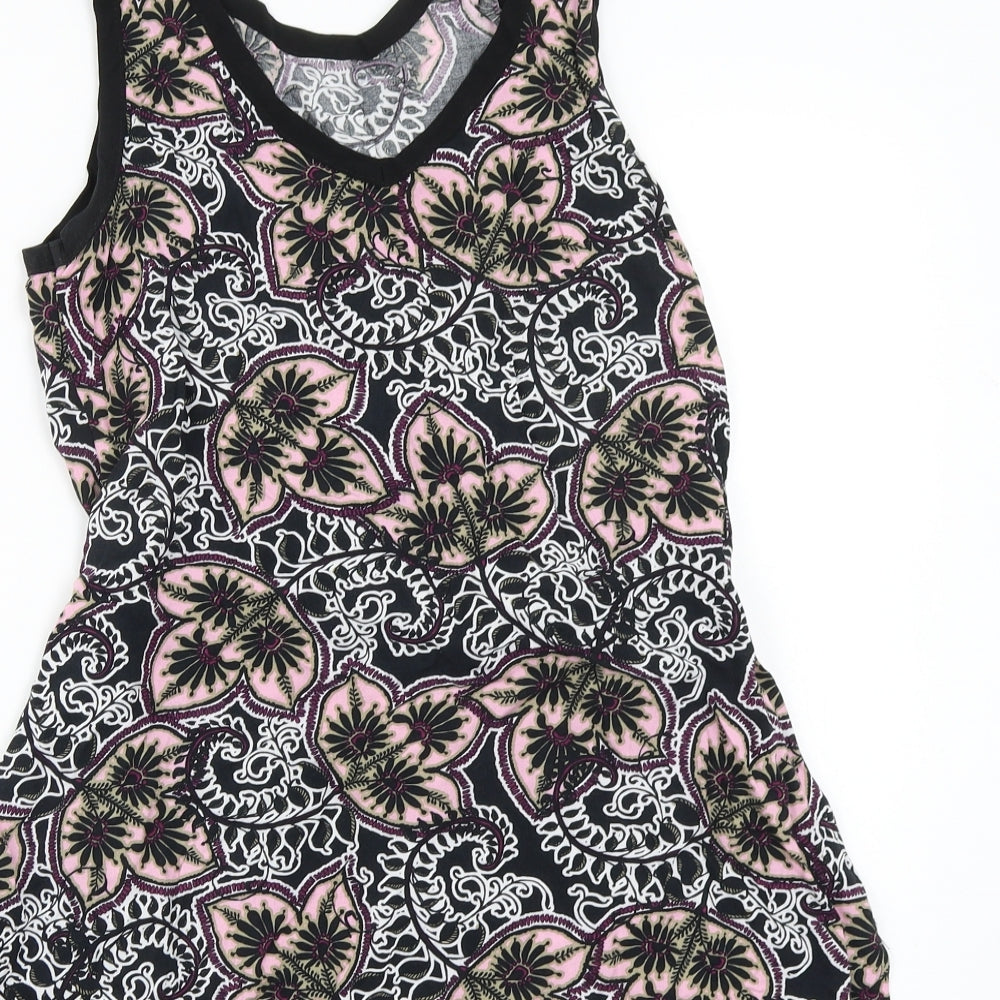 DROTHY PERKINS Womens Multicoloured Floral Basic Blouse Size 10