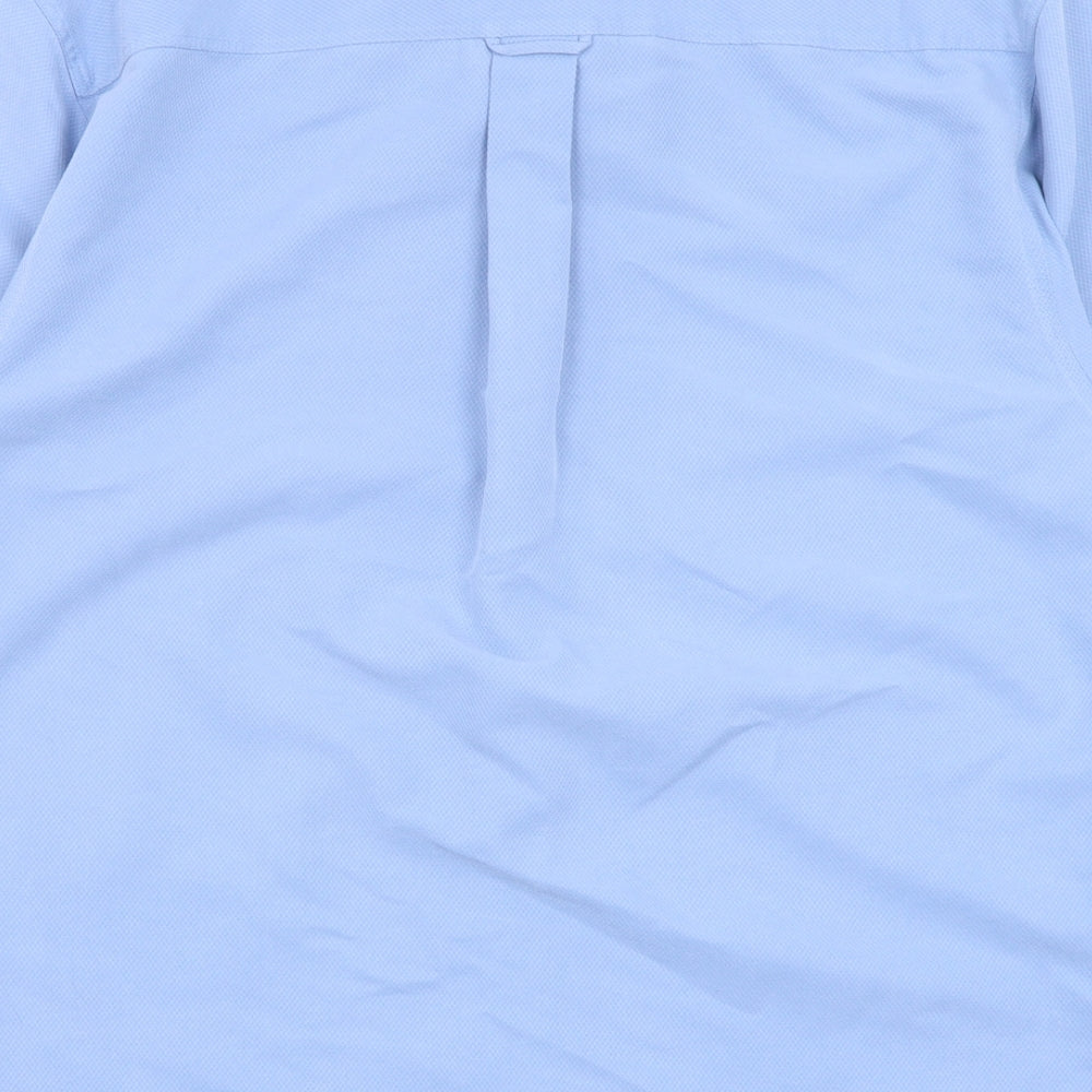 Lee Cooper Mens Blue Button-Up Size S