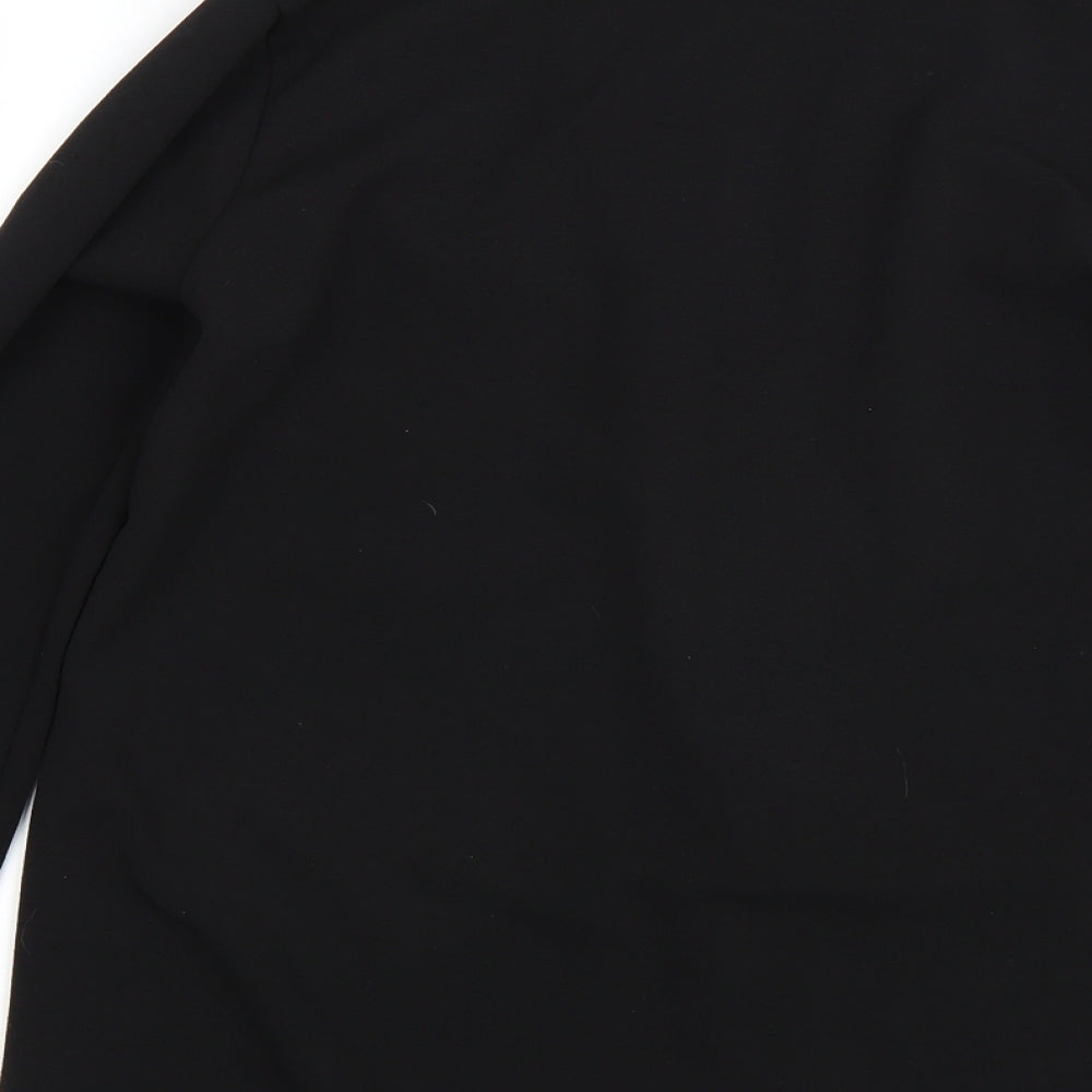 Boohoo Womens Black Jacket Suit Size 10