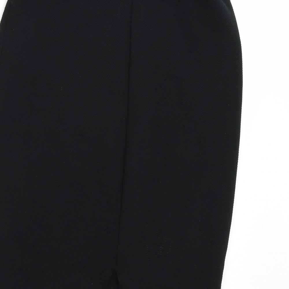Papaya Womens Black Bandage Skirt Size 8
