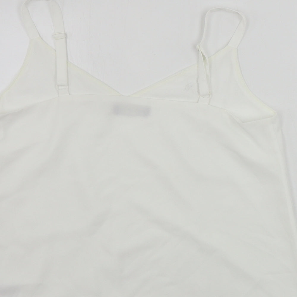 F&F Womens White Basic Blouse Size 12