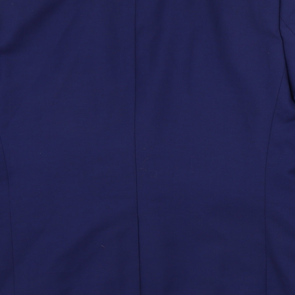 Burton Mens Blue Jacket Blazer Size 38
